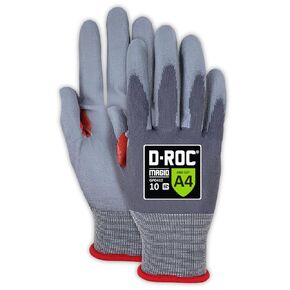 MAGID ROC 21G Ultra-Thin Polyurethane ANSI A4 Coated Work Glove, 1 Pair, Size 10/XL, GPD412
