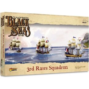 Warlord Black Seas The Age of Sail 3rd Rates Squadron Game - Role Playing Strategy Board Games for Adults, Table Top Age of Sail Strategic Wargaming Kit - Tabletop Military History RPG with Terrain