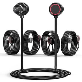 MIDI Cable, 5-Pack 2FT 5-pin DIN 45-Degree Mirrored Angled Plug Ultra-Thin Plugs for Compact Spaces Compatible with Keyboards, Synthesizers, Controllers, via Standard 5-pin DIN MIDI in/Out/Thru Ports