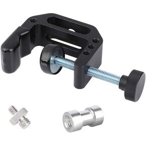 CAMVATE Robust C Clamp with 1/4" & 3/8" Male & Female Thread Screw Mounting Points (Universal Type) - 2474