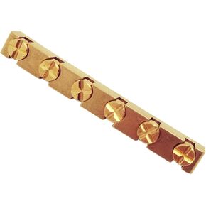 Guyker Guitar 42mm Adjustable Brass Nut - Height Bell Nuts Replacement Compatible with Strat Tele ST TL style Electric Guitar