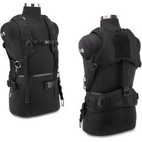 PROAIM Cube Universal Jacket for Field Audio Recorder Bags | Adjustable Vest for Sound Recordists, Soundmen & Audio Mixers - Comes with Accessory Pockets for Often Used Tools (JK-CBUH-01)