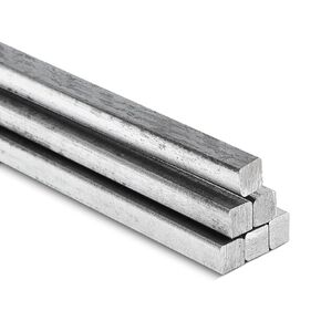 6 Pcs 1/4" x 1/4" x 12" Square Steel Bar Stock Precision Key Stock Cold Drawn Metal Bars