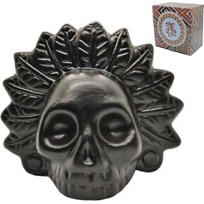 Real Screaming Aztec Death Whistle, Loudest Authentic Terrifying Human Scream Whistle for Sports & Safety At 125+ Decibels, Collectible, Halloween Atmosphere Creation (Bloodthirsty Red)