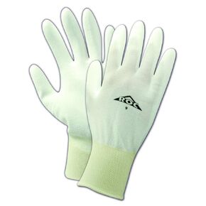 MAGID Scratch-Resistant General Purpose Work Gloves, 12 PR, Lint Free Applications, Excellent Grip, Polyurethane Coated, Size 11/XXL, Reusable, 15-Gauge Nylon (PU50)