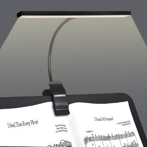 Music Stand Light,30 LED Clip-on Piano Light, Orchestra Light,4 Color & 3 Brightness, USB-C Rechargeable, Perfect for Piano,Guitar,Book Reading, Mixing Table, DJ, Craft Work