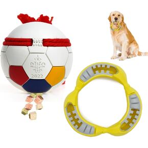 Hihope Dog Chew Toys on Rope Dog Rope Toys - Durable Interactive Dog Toy for Large Medium Small Dog,Outdoor Fetch Pumpkin Pet Toy,Puppy Teething Toy for Boredom