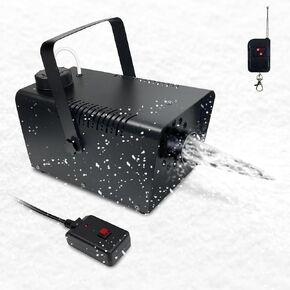 Snow Machine, 800W Snow Making Machine, Wireless Remote Control Artificial Snowflake Machine, Christmas Snow Machine for Indoor Outdoor Backyard Party Stage Wedding Holiday
