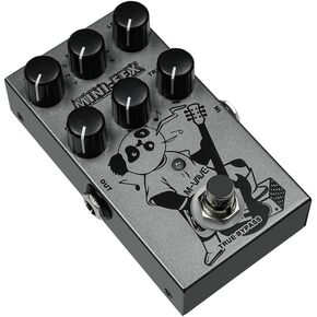 Electric Effects Pedals Heavy Metal Electric Guitar Overload Distortion Effector 3-section EQ Adjuster Portable British Distortion Guitar Pedal for Speaker Mixer Headphones Sound Card