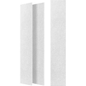 UMIACOUSTICS 3 Pcs Long Acoustic Panels 89" x 15.7" x 0.6" Flame Retardant Thick Sound Absorbing Panels for Wall, Ceiling Tiles. Silver Grey