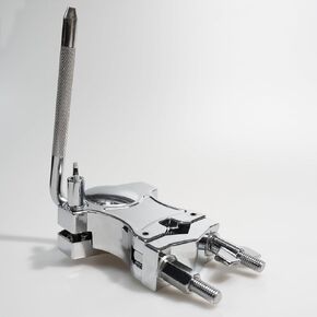 L-Rod Cowbells Clamp,Drum Clamp Cowling Mounting Bracket Expansion Clamp,Adjustable Percussion Drum Set Cowbell Bracket for Toms, Cowbells, Clappers