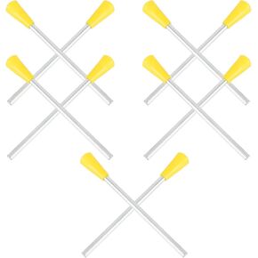 ifundom 10pcs Triangle Iron Percussion Sticks Percussion Mallet Percussion Triangle Musical Instrument Beaters Musical Triangle Striker Toys Child Iron Parts Puzzle Plastic