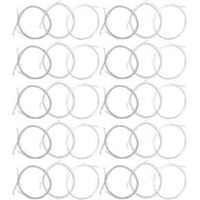 5 Sets of 6 String Guitar Strings Replacement Nylon String with Small Ball Ends Classical Nylon Guitar Strings Acoustic for Classical Guitar (3 Clear Nylon and 3 Nylon Core Alloy Winding)