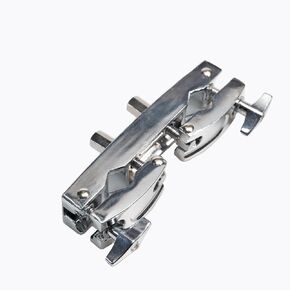 Silver Multi-clamp, Cymbal Stand Multi-clamp, Drum Clamp Mounting Clamp, Adjustable Quick Release Percussion Drum Accessories for Toms, Cowbell, Drum Cymbal Stands