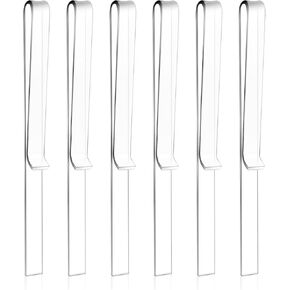 6 Pcs Music Stand Clips, Clear Acrylic Music Book Stand Page Holder Clip to Hold Book Open, Piano Book Holder Clips for Wind for Musician Composer Pianist Outdoor Gig Rehearsal Easy Reading
