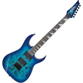 Ibanez GRG 6 String Solid-Body Electric Guitar, Right, Aqua Burst, Full (GRGR221PAAQB)