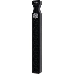 BQLZR Bass Kick Drum Head Port Vent Punch Tool 2-10inch Hole Opener 139x17x12mm Black