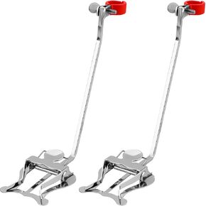 2pcs French Horn Music Clip, French Horn Marching Sheet Music Holder Metal French Horn Marching Clamp-On Clarinet Trumpet Lyre Instrument Accessories for Practicing Beginners Marching Band