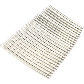 Tomotato 24 Pcs Guitar Fret Wire Set Stainless Steel Guitar Fret Wire Replacement Guitar Fret Wire for Guitar Replacement Accessories 2.7mm
