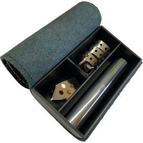 Steel Guitar Slide Bar for Lap Steel Guitar,Dobro, with Finger Picks and Storage Case