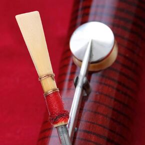 Bamboo Stripe Professional 5 Pcs Bassoon Reeds, Bassoon Replacement, Soft for Good Intonation for Nice Response