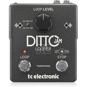 TC Electronic Guitar Looper Effects Pedal, Black (Ditto JAM X2