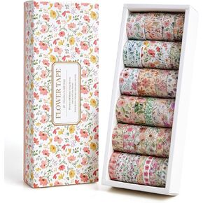 32 Rolls Washi Tape Set, Colored Van Gogh Patterns Decorative Masking Tape, Vintage Artists Tapes for Journaling, Junk Journal, DIY Craft Projects, Scrapbooking Supplies Decor in Saudi Arabia