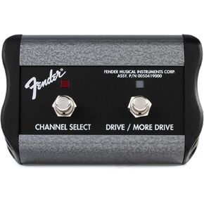 Fender 2-Button 3-Function Footswitch: Channel/Gain/More Gain with 1/4-Inch Jack
