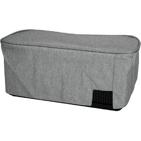 kwmobile Speaker Dust Cover Compatible with Marshall Middleton Wireless Case - Tearproof Protective Fabric - Grey