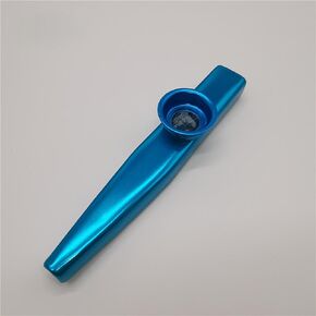 10 Pcs Metal Kazoos Musical Instruments, Musical Instruments, Aluminum Alloy Kazoo Set, Musical Accompaniment for Guitar (Red)