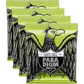 4 PACK Ernie Ball 2021 Paradigm Regular Slinky Electric Guitar Strings .010-.046