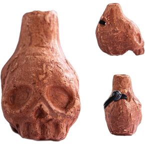 Aztec Death Whistle, Up To125+ Decibels Loud Real Screaming Aztec Death Whistle Loudest, Real Screaming Aztec Death Whistle Authentic Human Sounding Screams Aztec War Whistle (Style03)