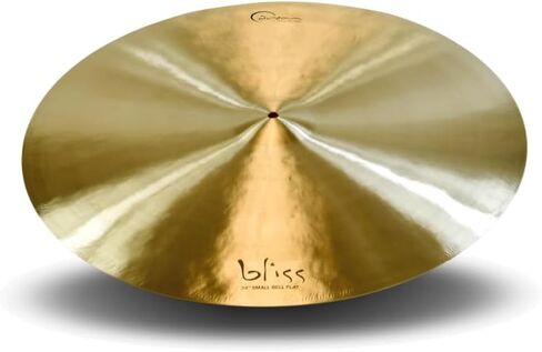 Dream Cymbals and Gongs Bliss Series Small Bell Flat 24 Inch Ride Cymbal (BSBF24) Bundle with Liquid Audio Instrument Polishing Cloth - Dream Cymbals Bliss Series in Saudi Arabia