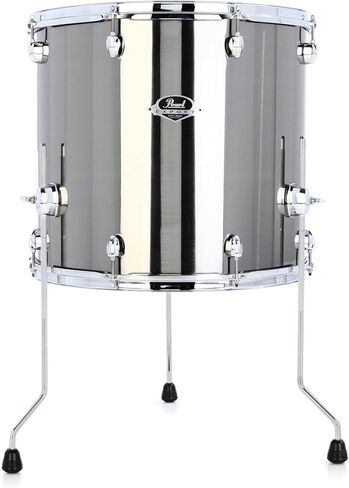 Pearl Export Series Floor Tom - 18 Inches X 16 Inches, Smokey Chrome in Saudi Arabia