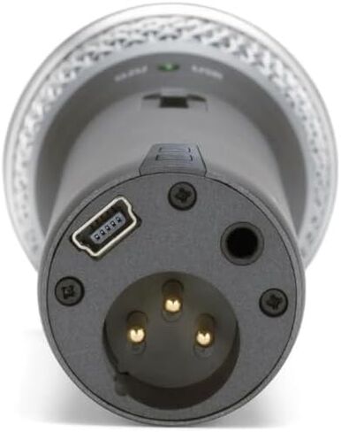 Samson Q2U USB/XLR Dynamic Microphone Bundle with Over Ear Samson Stereo Headphones SR350, Pop Filter, Desktop Tripod, Mic Clip a Windscreen, USB Cable, XLR Cable & Polishing Cloth in Kuwait