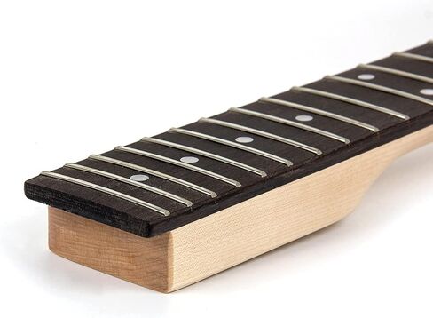 Electric Guitar Neck For ST Guitars Replacement Bolt-on C Shape Canada Maplewood (22 Fret White Dot) in Saudi Arabia