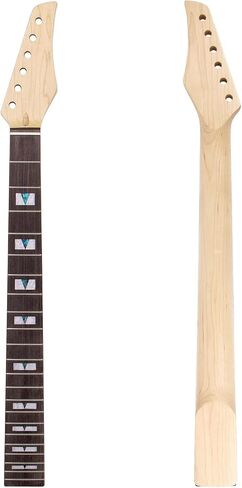 Electric Guitar Neck For ST Guitars Replacement Bolt-on C Shape Canada Maplewood (22 Fret White Dot) in Saudi Arabia