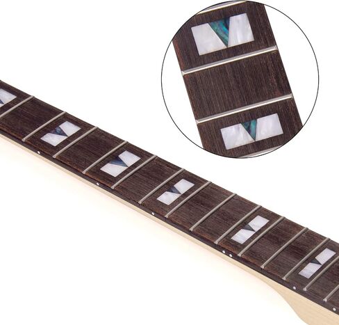 Electric Guitar Neck For ST Guitars Replacement Bolt-on C Shape Canada Maplewood (22 Fret White Dot) in Saudi Arabia