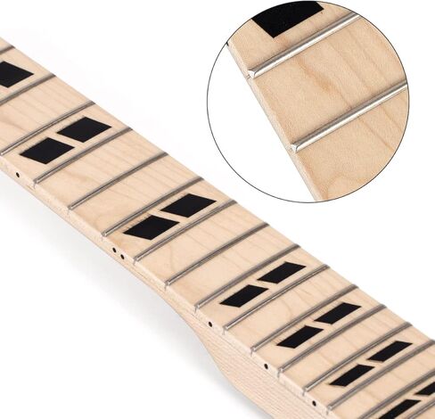 رقبة جيتار كهربائي لجيتار ST استبدال الترباس على شكل C كندا خشب القيقب (22 نقطة بيضاء) in Kuwait