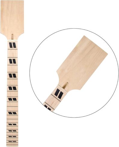 رقبة جيتار كهربائي لجيتار ST استبدال الترباس على شكل C كندا خشب القيقب (22 نقطة بيضاء) in Kuwait