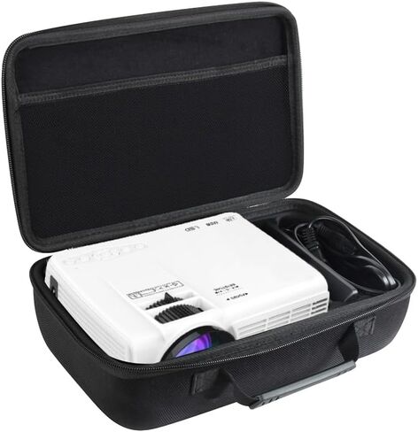 Hermitshell Hard Travel Case for DRJ Professional 7500Lumens Mini Projector (Black) in Saudi Arabia