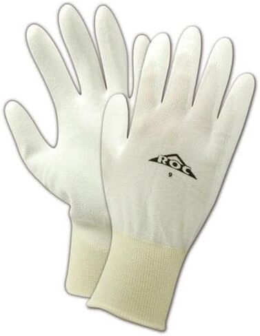 MAGID Scratch-Resistant General Purpose Work Gloves, 12 PR, Lint Free Applications, Excellent Grip, Polyurethane Coated, Size 11/XXL, Reusable, 15-Gauge Nylon (PU50) in Saudi Arabia