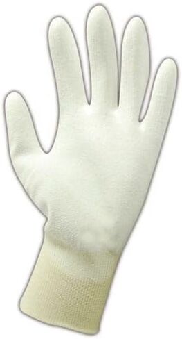 MAGID Scratch-Resistant General Purpose Work Gloves, 12 PR, Lint Free Applications, Excellent Grip, Polyurethane Coated, Size 11/XXL, Reusable, 15-Gauge Nylon (PU50) in Saudi Arabia