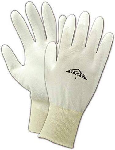 MAGID Scratch-Resistant General Purpose Work Gloves, 12 PR, Lint Free Applications, Excellent Grip, Polyurethane Coated, Size 11/XXL, Reusable, 15-Gauge Nylon (PU50) in Saudi Arabia