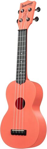 Kala Brand Music Co. The Waterman Beach Collection, 4-String Ukulele, Right, Pink Dusk, Soprano (KA-WMS-PK-S) in Saudi Arabia