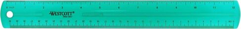 Westcott 12" Shatterproof Ruler, Pack of 4 (17143) in Saudi Arabia
