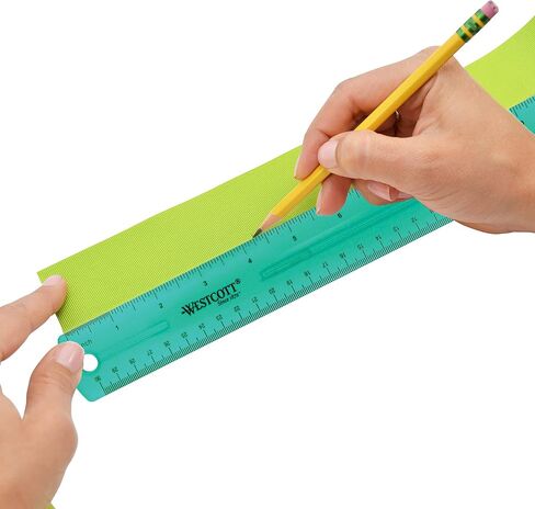 Westcott 12" Shatterproof Ruler, Pack of 4 (17143) in Saudi Arabia