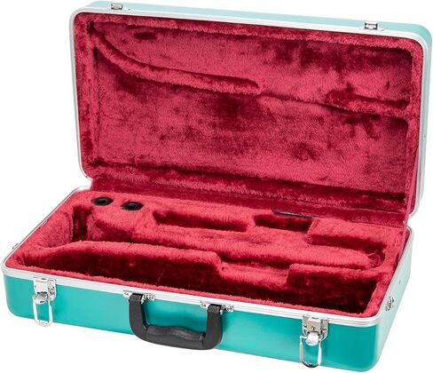 Crossrock Bb Trumpet Case | ABS Molded Hardshell with Security Lock, Metal Feet, and Detachable Strap-Mint Blue (CRA862TRMB) in Saudi Arabia