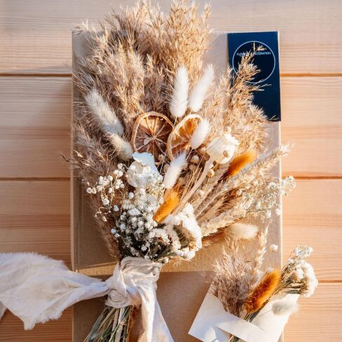 20 PCS Billy Balls Flowers Dried Golden Ball Flower Bouquet Dried Craspedia Globosa Decor for DIY Crafts Wreath Home Decor Cake Decor Wedding Decor Party Centerpieces Decor (Golden) in Kuwait