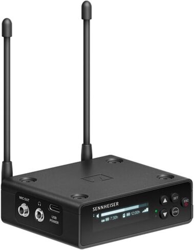 Sennheiser EW-DP ME 4 Set (Q1-6) Camera-Mount Digital Wireless Microphone System Bundle w/Pig Hog PHM10 8mm Mic Cable, 4-pack Blucoil AA Batteries and Liquid Audio Polishing Cloth in Saudi Arabia